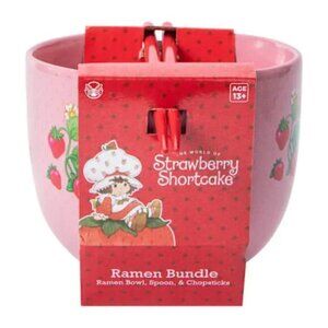 Strawberry Shortcake Ramen Bowl Set – Includes Bowl, Spoon & Chopsticks | Fandom